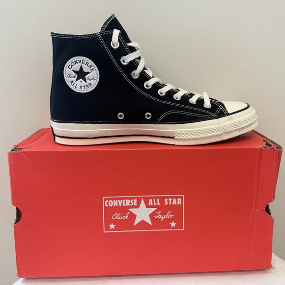 Converse Other - Converse Chuck Taylor All Star 70 High Top Vintage Men's Sneakers Black Size 10